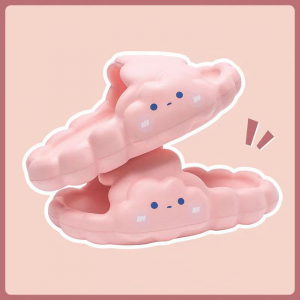 2022 Forår sommerpude unisex indendørs udendørs hus strand blød sød dejlig sandal tykke platform sky glider hjemmesko